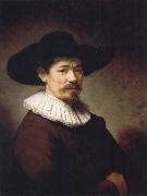 REMBRANDT Harmenszoon van Rijn Portrait of Herman Doomer oil painting artist